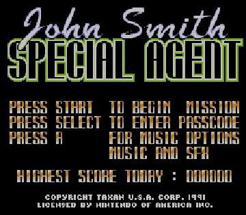 James Bond Jr (USA) screen shot title